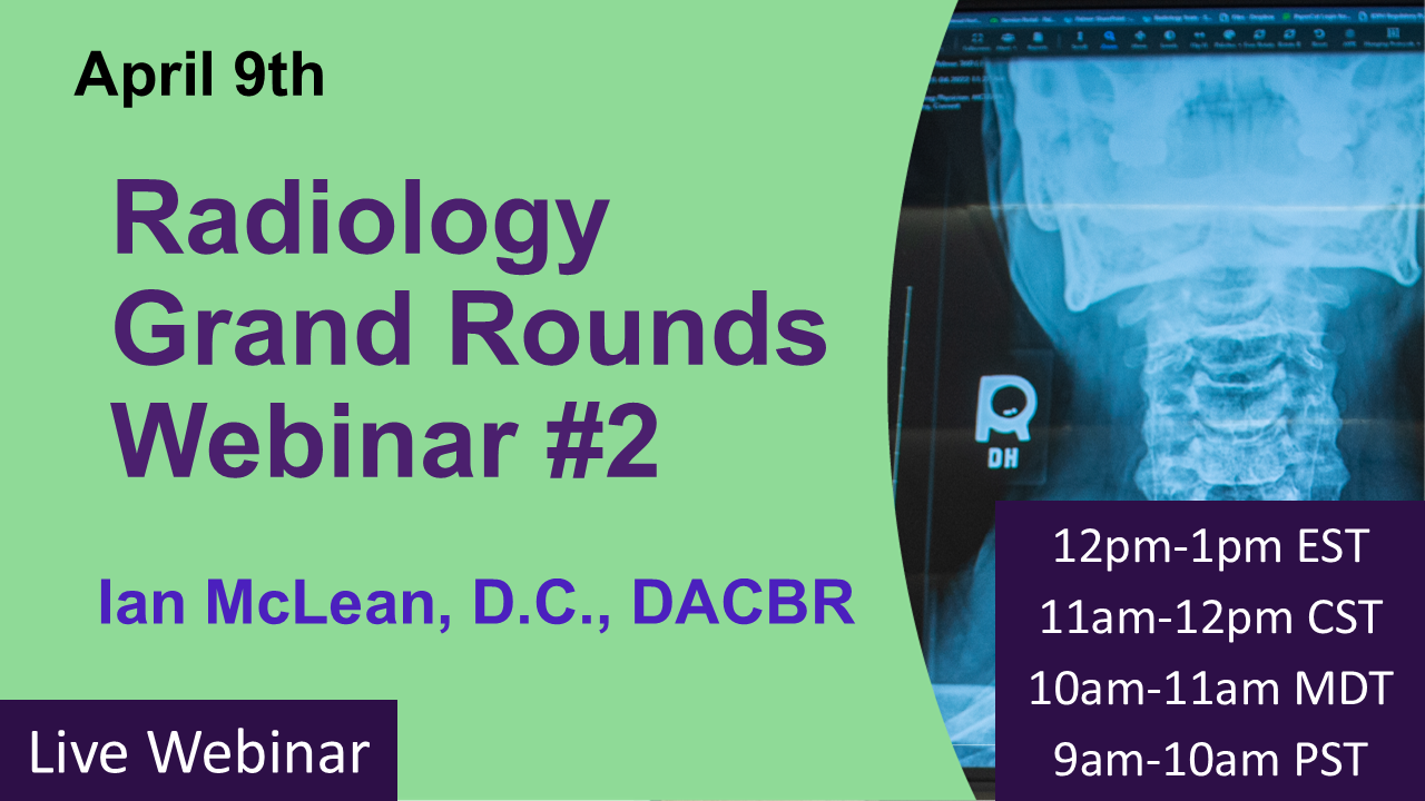 #2 Palmer Online: Radiology Webinar 2026